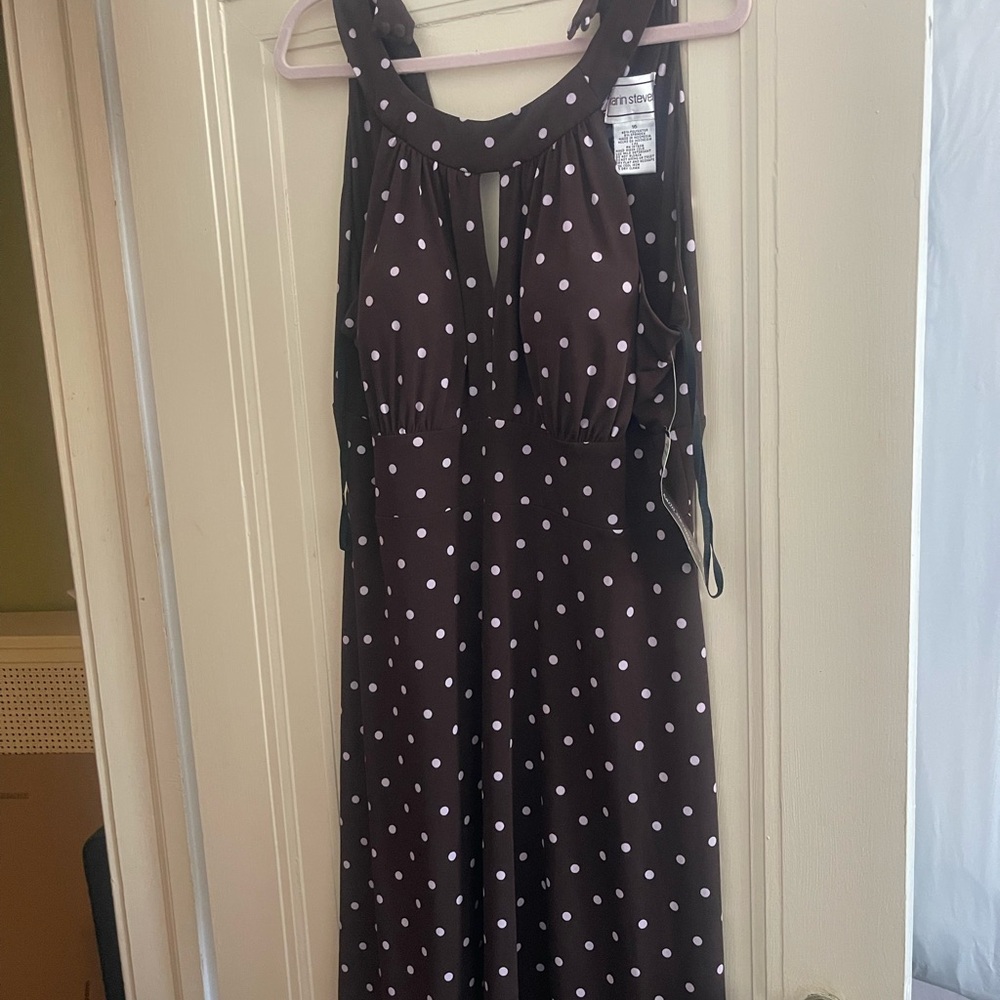 Brown Polka Dot Dress